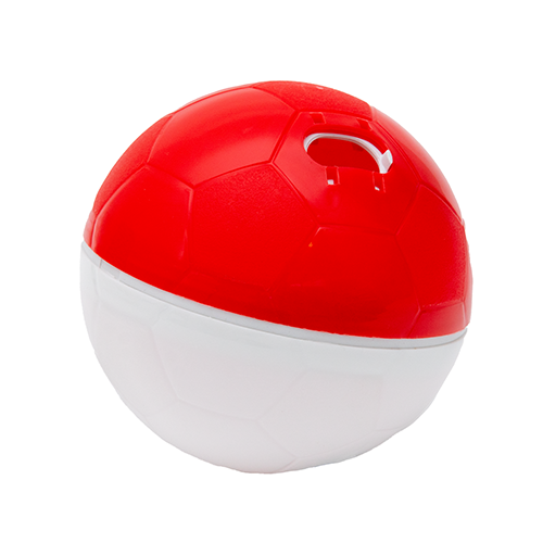 Amicus Mini - Crazy Ball - Dog Treat Ball - Interactive Treat Dispensing pet Toys - Pets Enrichment Toys - Pets Toys to Keep Them Busy - Slow Feeder - 100g/3.5 oz - Red/White